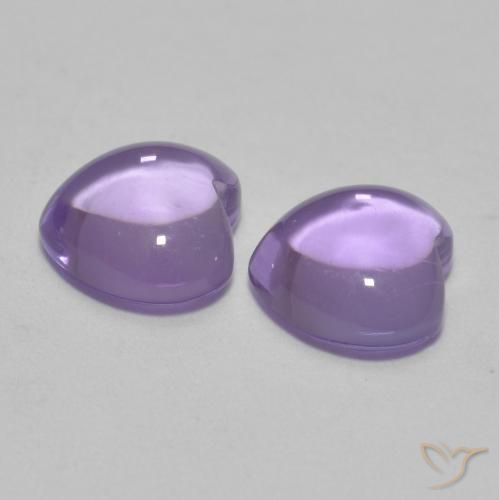 Shop natural 1.68ct ライトバイオレット アメジスト gems, 心臓, from ブラジル at GemSelect. In stock, global shipping!