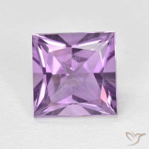 2.30ct 天然 ピンクがかったバイオレット アメジスト, 四角形, VS