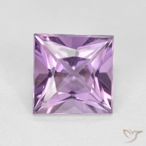 1.96ct 天然 パープルがかったバイオレット アメジスト, 四角形, VVS-VS