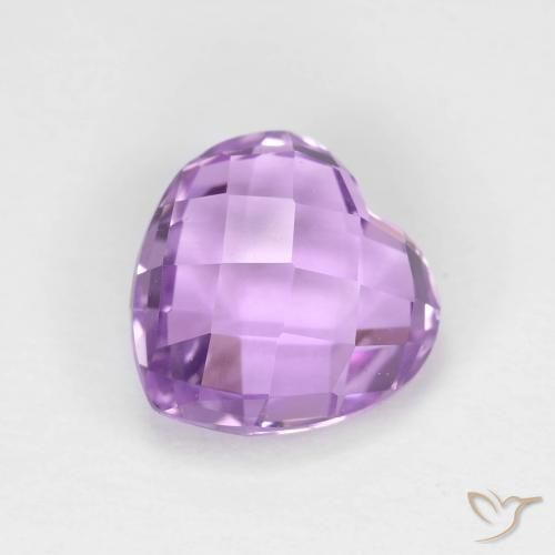 1.89ct 天然 ミディアムピンクバイオレット アメジスト, 心臓, VVS