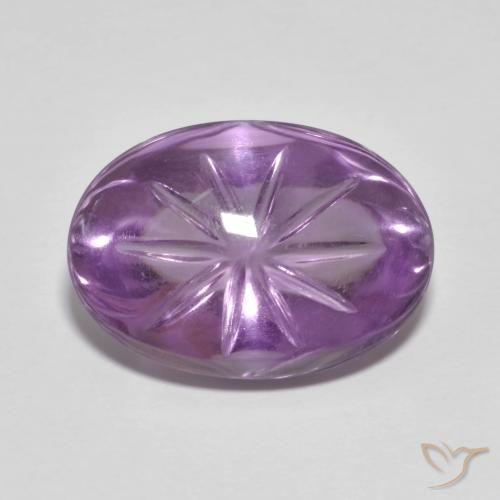 8.81ct 天然 ミディアムバイオレット アメジスト, 楕円形, 透明
