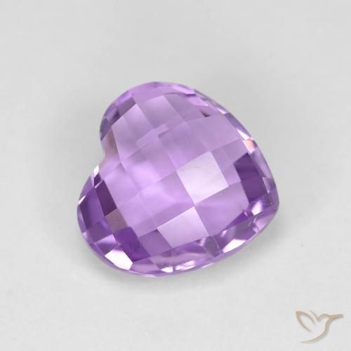 1.96ct 天然 アイリスバイオレット アメジスト, 心臓, VVS