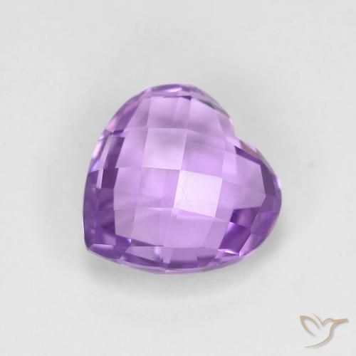 1.93ct 天然 ミディアムバイオレット アメジスト, 心臓, VVS