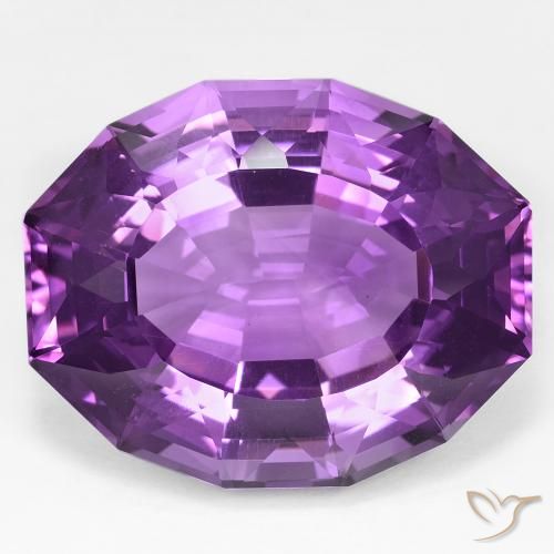 48.51ct 天然 ミディアムバイオレット アメジスト, ファンシー, VVS-VS