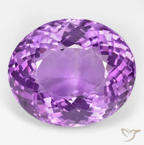 39.22ct 天然 濃いパープルがかったバイオレット アメジスト, 楕円形, VVS-VS