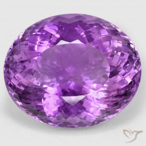 82.49ct 天然 鮮やかなピンクバイオレット アメジスト, 楕円形, VVS