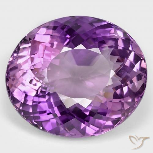 82.02ct 天然 鮮やかなピンクバイオレット アメジスト, 楕円形, VVS
