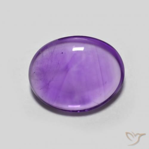 2.93ct 天然 ディープバイオレット アメジスト, 楕円形, 透明