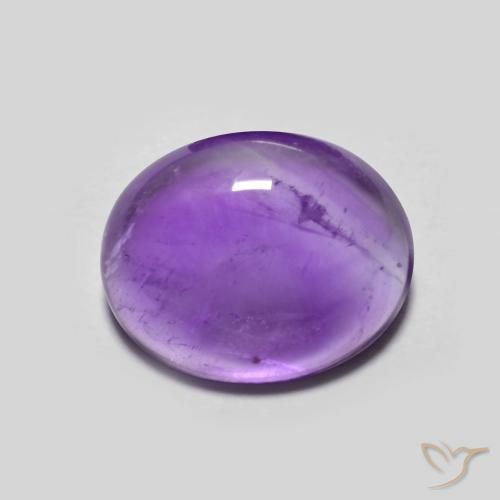 3.21ct 天然 ディープバイオレット アメジスト, 楕円形, 透明