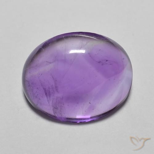 3.60ct 天然 Medium Light-Violet アメジスト, 楕円形, 透明