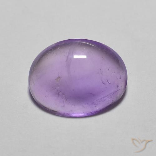 2.43カラットの天然Medium Light-Violetアメジスト、楕円形、透明