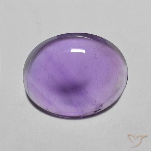 2.82ct 天然 ミディアムバイオレット アメジスト, 楕円形, 透明
