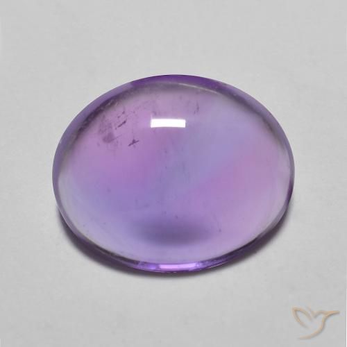 3.46ct 天然 ピンクがかったバイオレット アメジスト, 楕円形, 透明