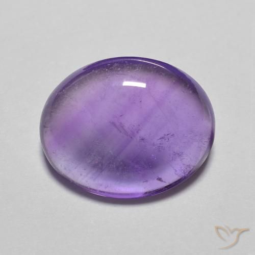 3.55ct 天然 ピンクがかったバイオレット アメジスト, 楕円形, 透明