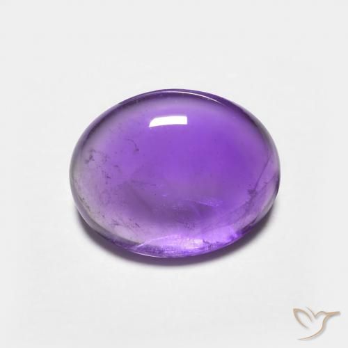 2.82ct 天然 ディープバイオレット アメジスト, 楕円形, 透明