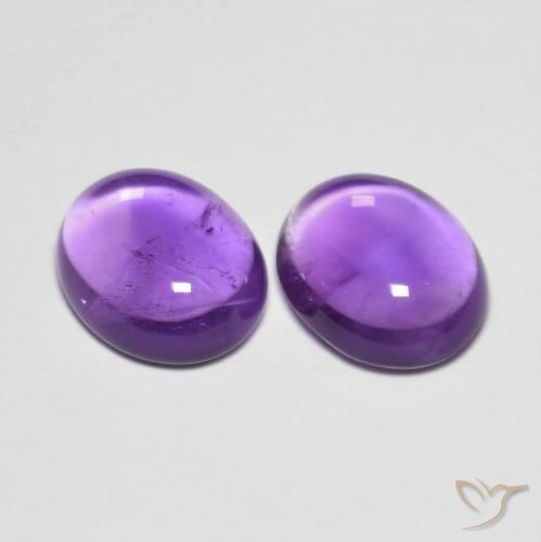 Shop natural 6.84ct ミディアムパープルがかったバイオレット アメジスト gems, 楕円形, from ブラジル at GemSelect. In stock, global shipping!