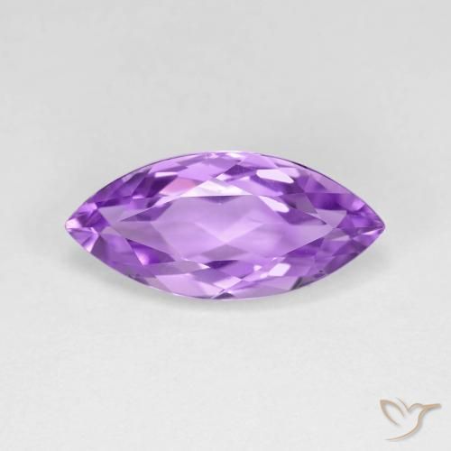3.01ct 天然 パープルがかったバイオレット アメジスト, マーキーズ, VVS