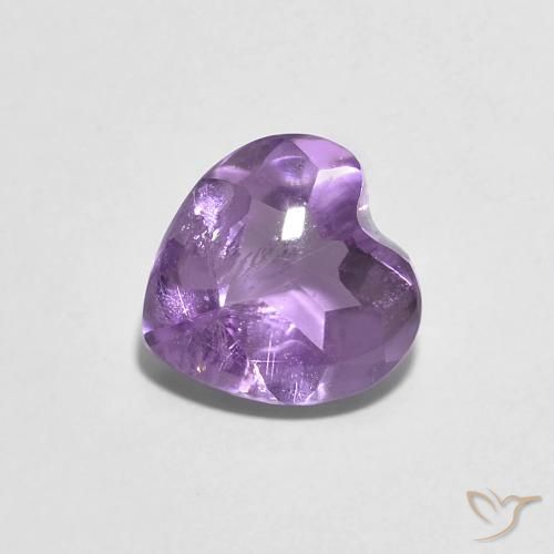 1.94ct 天然 ピンクがかったバイオレット アメジスト, 心臓, 透明