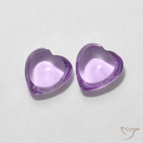 Shop natural 1.66ct ミディアムピンクがかったバイオレット アメジスト gems, 心臓, from ブラジル at GemSelect. In stock, global shipping!