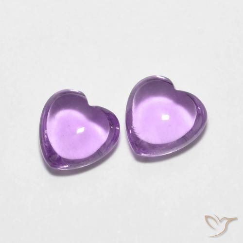 Shop natural 1.62ct ピンクがかったバイオレット アメジスト gems, 心臓, from ブラジル at GemSelect. In stock, global shipping!