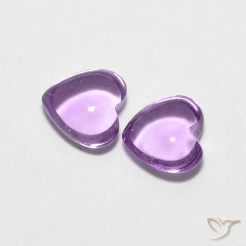 Shop natural 1.62ct ピンクがかったバイオレット アメジスト gems, 心臓, from ブラジル at GemSelect. In stock, global shipping!