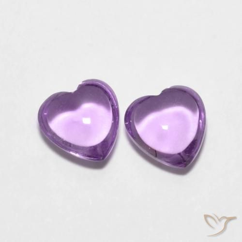 Shop natural 1.74ct ピンクがかったバイオレット アメジスト gems, 心臓, from ブラジル at GemSelect. In stock, global shipping!