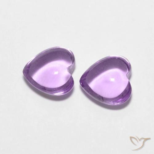 Shop natural 1.74ct ピンクがかったバイオレット アメジスト gems, 心臓, from ブラジル at GemSelect. In stock, global shipping!