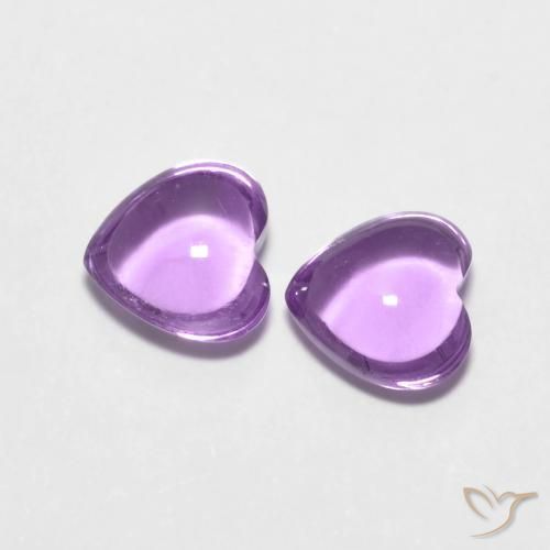Shop natural 1.69ct ピンクがかったバイオレット アメジスト gems, 心臓, from ブラジル at GemSelect. In stock, global shipping!