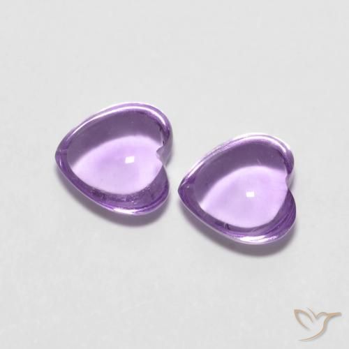 Shop natural 1.69ct ミディアムバイオレット アメジスト gems, 心臓, from ブラジル at GemSelect. In stock, global shipping!