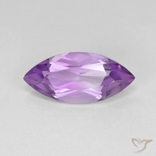3.01ct 天然 ミディアムピンクがかったバイオレット アメジスト, マーキーズ, VVS