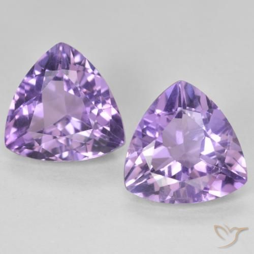 Shop natural 5.55ct ミディアムバイオレット アメジスト gems, トリリオン, from ブラジル at GemSelect. In stock, global shipping!