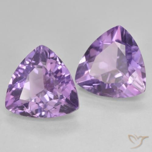 Shop natural 5.55ct ミディアムバイオレット アメジスト gems, トリリオン, from ブラジル at GemSelect. In stock, global shipping!