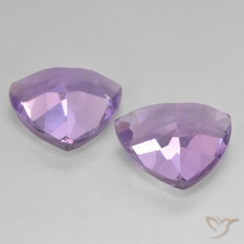 Shop natural 5.55ct ミディアムバイオレット アメジスト gems, トリリオン, from ブラジル at GemSelect. In stock, global shipping!