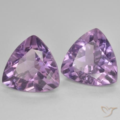 Shop natural 5.76ct 薄いミディアムバイオレット アメジスト gems, トリリオン, from ブラジル at GemSelect. In stock, global shipping!