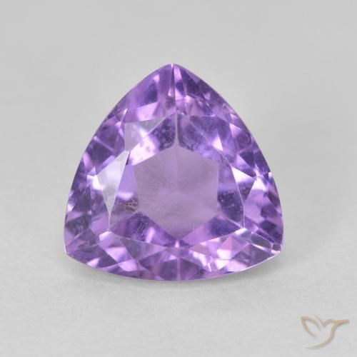3.21ct 天然 ピンクがかったバイオレット アメジスト, トリリオン, VS