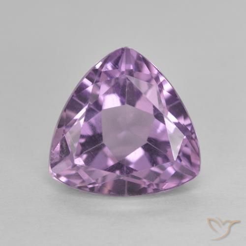 3.18ct 天然 ピンクがかったバイオレット アメジスト, トリリオン, VVS