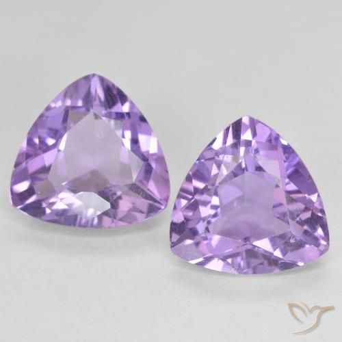 Shop natural 5.35ct 濃い紫の色合い アメジスト gems, トリリオン, from ブラジル at GemSelect. In stock, global shipping!