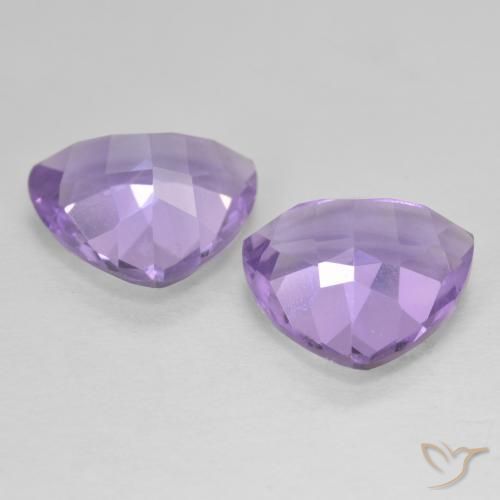 Shop natural 5.35ct 濃い紫の色合い アメジスト gems, トリリオン, from ブラジル at GemSelect. In stock, global shipping!