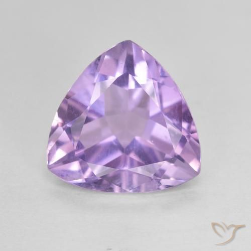 2.74ct 天然 ミディアムバイオレット アメジスト, トリリオン, VVS-VS