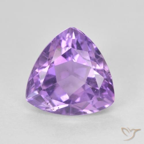 3.19ct 天然 パープルがかったバイオレット アメジスト, トリリオン, VVS-VS