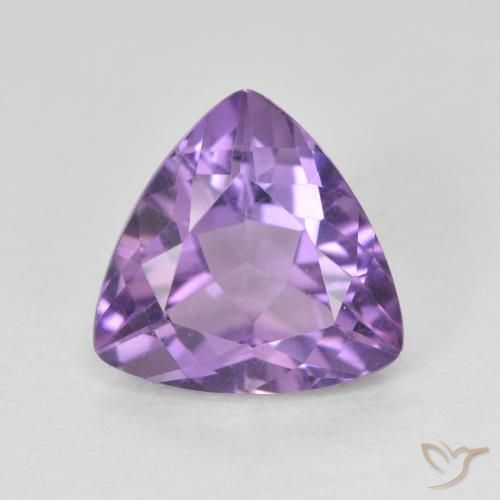 2.96ct 天然 ピンクがかったバイオレット アメジスト, トリリオン, VVS-VS