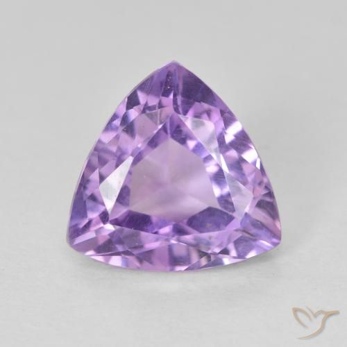 2.91ct 天然 ピンクがかったバイオレット アメジスト, トリリオン, VVS-VS
