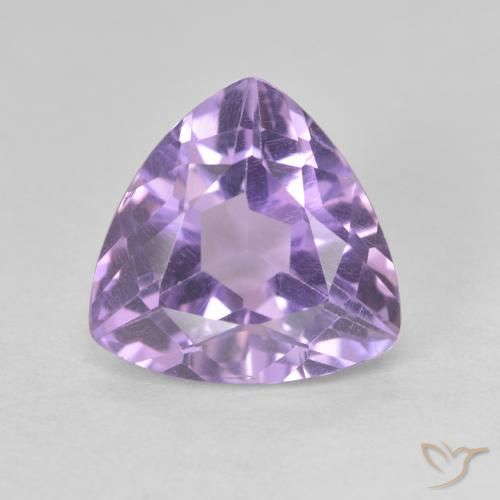 3.11ct 天然 ミディアムバイオレットピンク アメジスト, トリリオン, VVS-VS