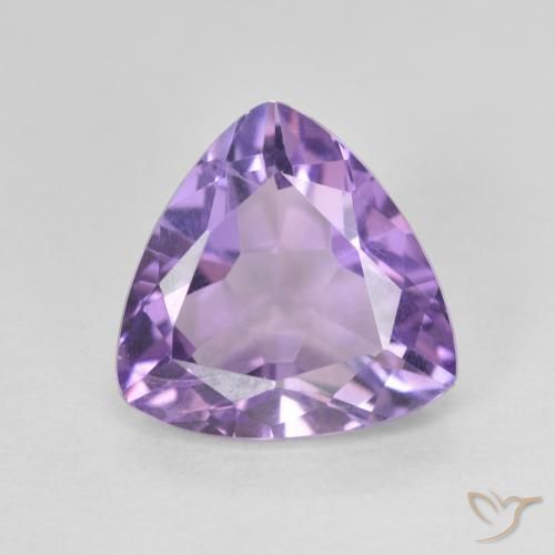 2.74ct 天然 ミディアムバイオレットピンク アメジスト, トリリオン, VVS-VS