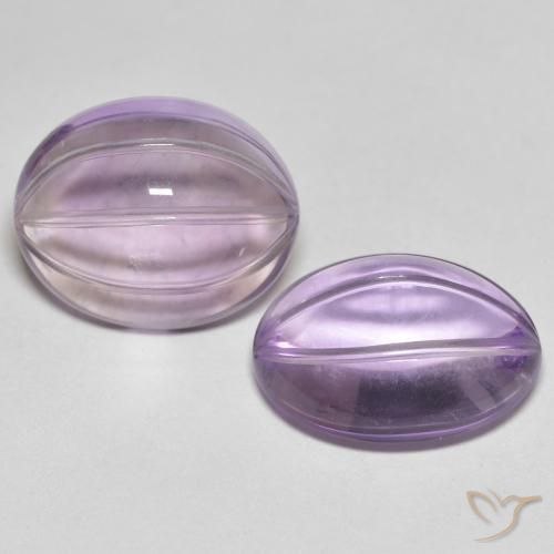 Shop natural 10.99ct ライトバイオレット アメジスト gems, 楕円形, from ブラジル at GemSelect. In stock, global shipping!