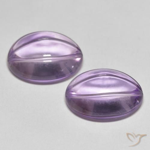 Shop natural 10.99ct ライトバイオレット アメジスト gems, 楕円形, from ブラジル at GemSelect. In stock, global shipping!