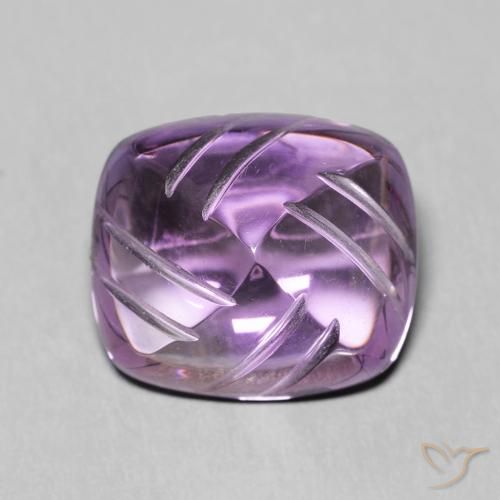 6.81ct 天然 Medium Light Purplish-Violet アメジスト, ファンシー, 透明