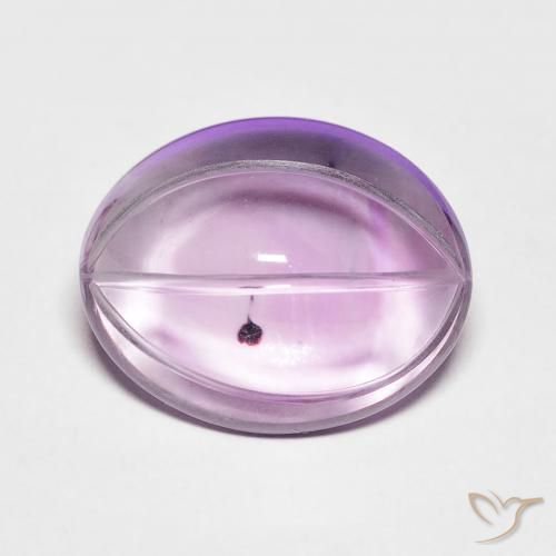 6.83ct 天然 ライトバイオレット アメジスト, 楕円形, 透明