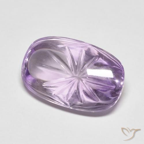 7.48ct 天然 ミディアムバイオレット アメジスト, 楕円形, 透明