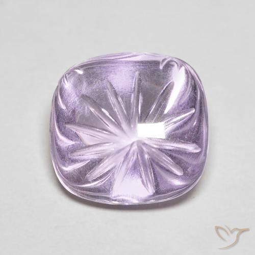 7.08ct 天然 ミディアムバイオレット アメジスト, ファンシー, 透明